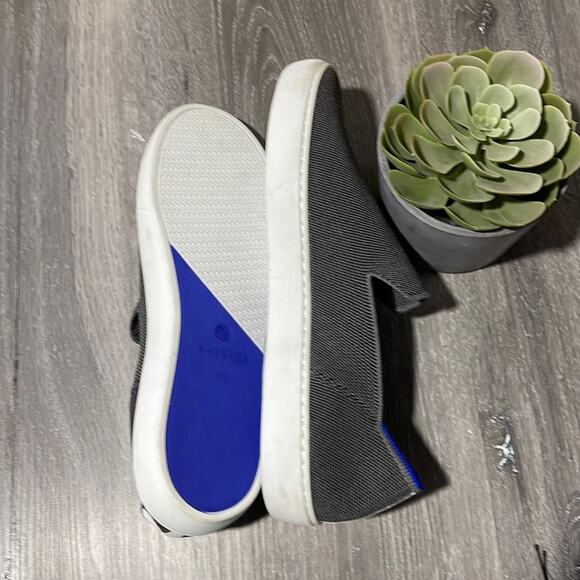 Rothys steel gray size 7.5 woman’s slides on sneakers - Picture 7 of 11